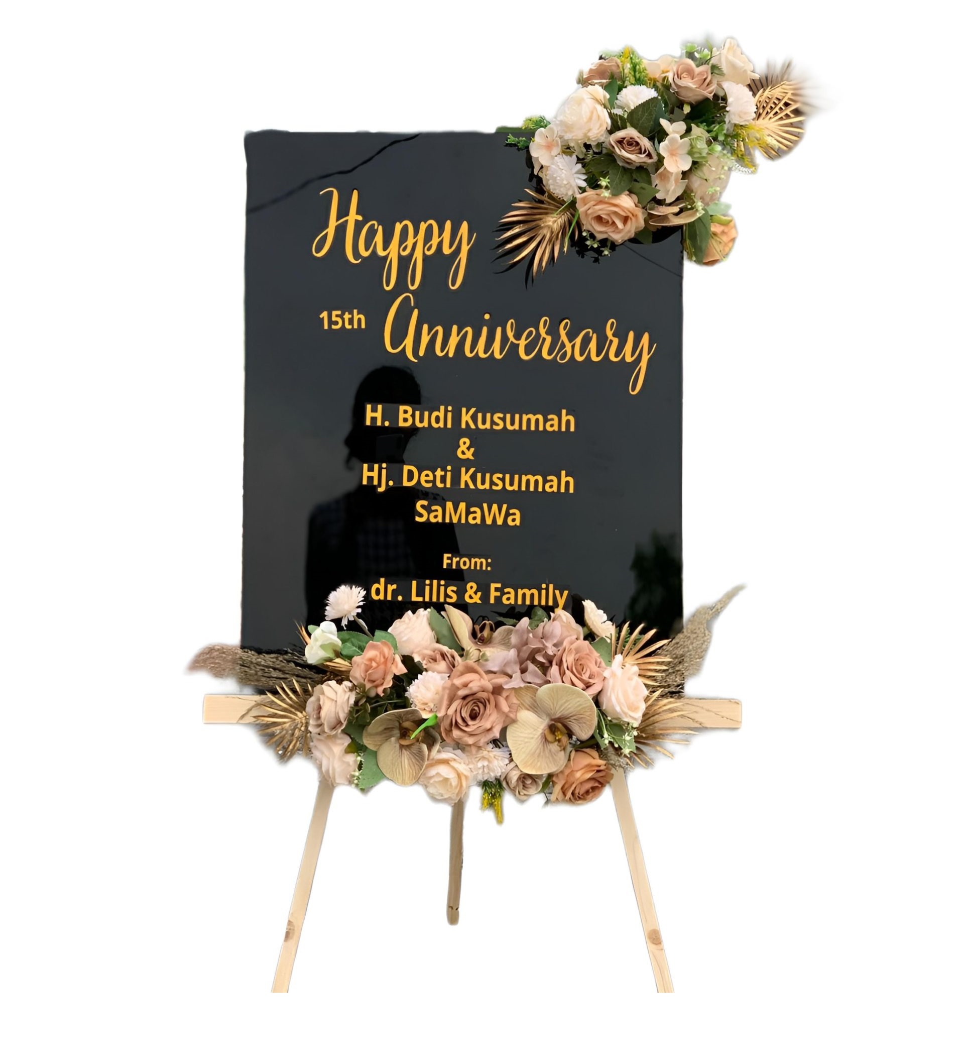 Papan Bunga Akrilik Leuwigoong