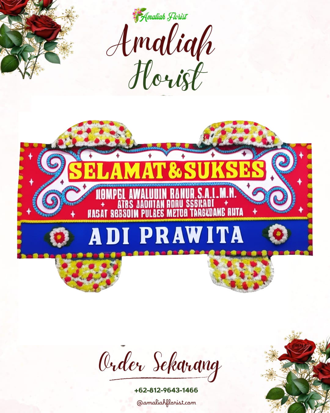 Papan Bunga Ucapan Selamat Leuwigoong